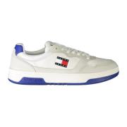 Tommy Hilfiger Sportiga vita snörskor med blå detaljer White, Herr