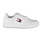 Tommy Hilfiger Sportiga Snörskor Vit Kontrast Logo White, Dam