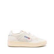 Autry Vita Stickade Sneakers med Logopatch Beige, Herr