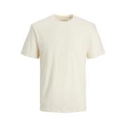 Jack & Jones Herr Bomull T-shirt Vår/Sommar Kollektion Beige, Herr