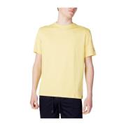 Suns Gul Bomull T-Shirt med Korta ärmar Yellow, Herr