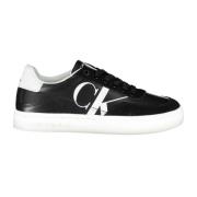 Calvin Klein Sportiga Svarta Sneakers med Kontrastdetaljer Black, Dam