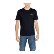 Emporio Armani EA7 Klassisk Svart Bomull T-shirt Black, Herr