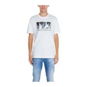 Armani Exchange Bomull T-shirt Herr Kollektion Höst/Vinter White, Herr