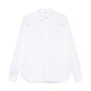 Ermanno Scervino Bianco Damskjorta Ss25 White, Dam