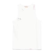 Marni Broderad Tanktop Vit White, Herr