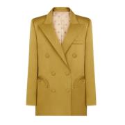 Blazé Milano Olivgrön Novalis Blazer Yellow, Dam