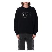 Golden Goose Svart Stickat Star Logo Sweatshirt Black, Herr