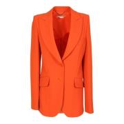 Stella McCartney Elegant Orange Jacka för Kvinnor Orange, Dam