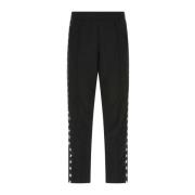 Golden Goose Svarta polyesterjoggers för män Black, Herr