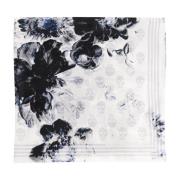 Alexander McQueen Vita Scarfs av McQueen White, Dam