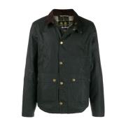 Barbour Reelin Vaxjacka Green, Herr