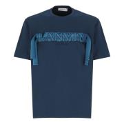 Lanvin Blå Bomull T-shirt och Polo Blue, Herr