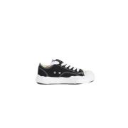 Mihara Yasuhiro Canvas Sneakers med Gummisula Black, Herr