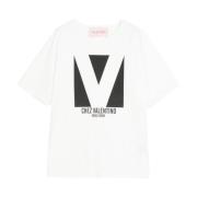 Valentino Garavani Vita T-shirts och Polos White, Dam