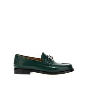 Gucci Klassiska Slip-On Loafer Skor Green, Herr