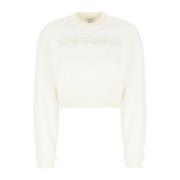 Alexander McQueen Stiligt Sweatshirt för Män och Kvinnor White, Dam