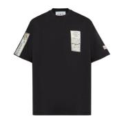 Iceberg T-shirt med lappar Black, Herr