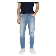 Antony Morato Slim Jeans Vår/Sommar Kollektion 100% Bomull Blue, Herr