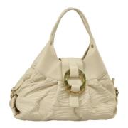 Bvlgari Vintage Pre-owned Laeder handvskor Beige, Dam