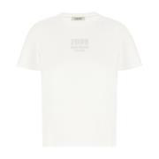 Max Mara Casual Bomull T-shirt för Kvinnor White, Dam