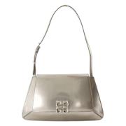 Givenchy Silver Läder Liquid Sac 4G Gray, Dam