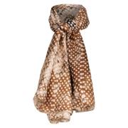 Mes Demoiselles Silke beige guld scarf Multicolor, Dam