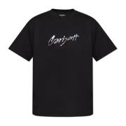 Carhartt Wip T-shirt med tryckt logotyp Black, Herr