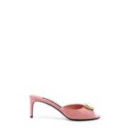 Dolce & Gabbana Patentläder Stiletto Sandaler Pink, Dam