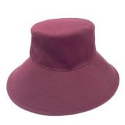 Hermès Vintage Pre-owned Bomull hattar-och-kepsar Purple, Dam