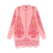 Etro Rosarosa Knappad Skjorta Pink, Dam