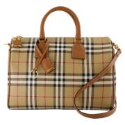 Burberry Laeder handvskor Brown, Dam