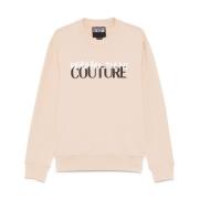 Versace Jeans Couture Beige Sweatshirt Herrmode Ss25 Beige, Herr