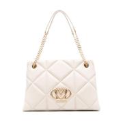 Love Moschino Ivory Shopper Väska för Kvinnor Beige, Dam