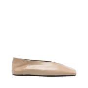 Jil Sander Beige Ballerina Skor för Kvinnor Beige, Dam