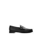 Max Mara Läderskor typ loafers Black, Dam