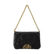 Alexander McQueen Laeder axelremsvskor Black, Dam