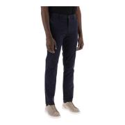 PS By Paul Smith Bomull Stretch Chino Byxor Blue, Herr