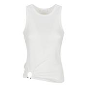 Paco Rabanne Stilren Tank Top White, Dam