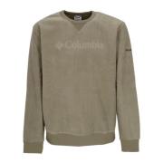 Columbia Sten Grön Fleece Crewneck Sweatshirt Green, Herr