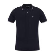 Emporio Armani Polo med logotyp Blue, Herr