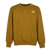 The North Face Sweatshirt med unik design Green, Herr