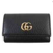 Gucci Vintage Pre-owned Laeder nyckelhllare Black, Dam