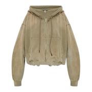 R13 Hoodie Beige, Dam