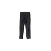 Thom Browne Svarta ull skinny byxor Black, Herr