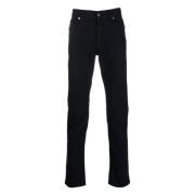 Ermenegildo Zegna Gabardine Stretch Jeans med fickor Blue, Herr