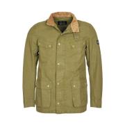 Barbour Bomullsjacka med knappar och dragkedja Green, Herr