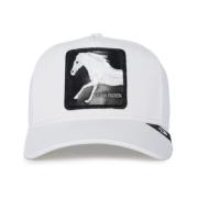 Goorin Bros Vit Platinum High Trucker Cap White, Herr