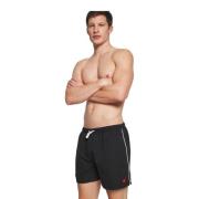 Ellesse Svarta badshorts med broderad logotyp Black, Herr