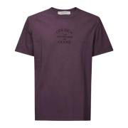 Golden Goose Journey Regular T-Shirt Purple, Herr